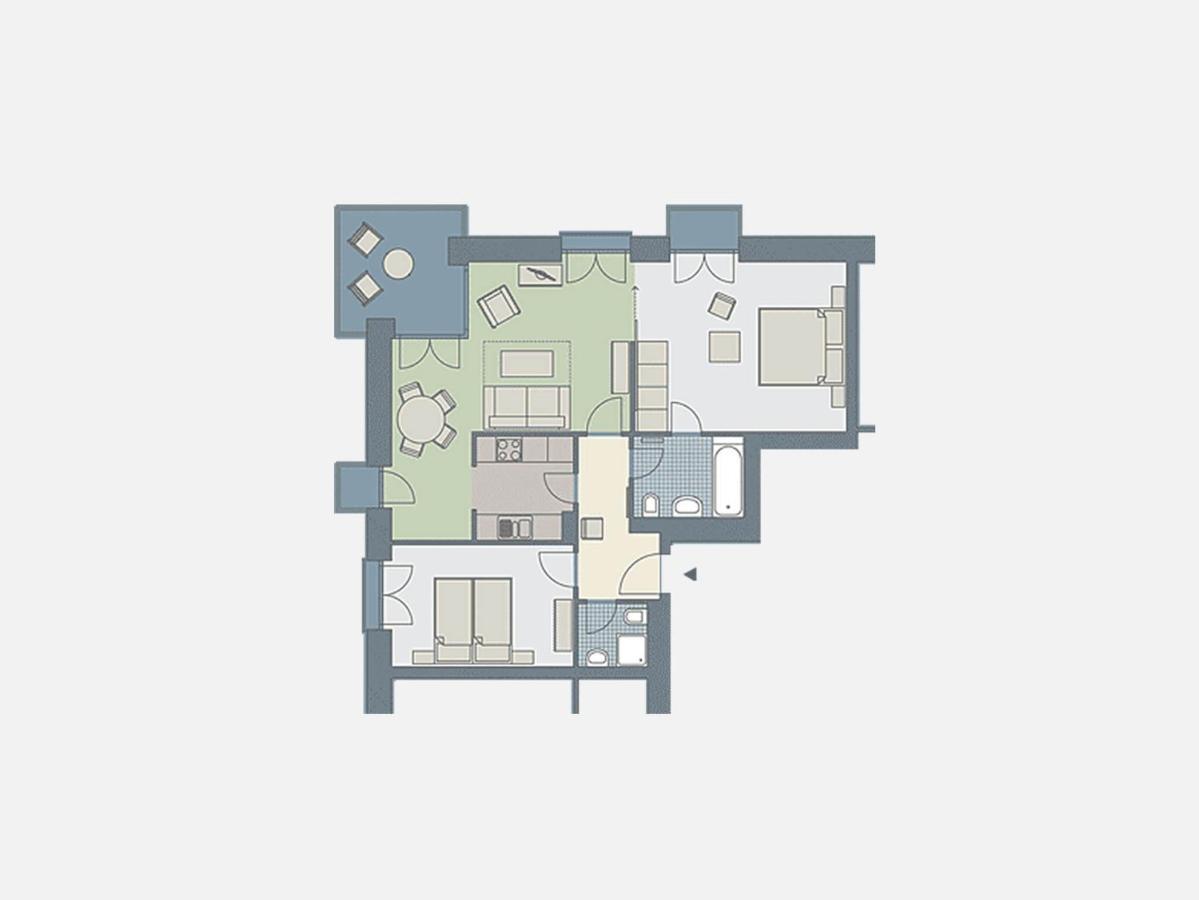 Kaiservillen Heringsdorf - Ferienwohnung Mit 2 Schlafzimmern Und Balkon D213 Kültér fotó